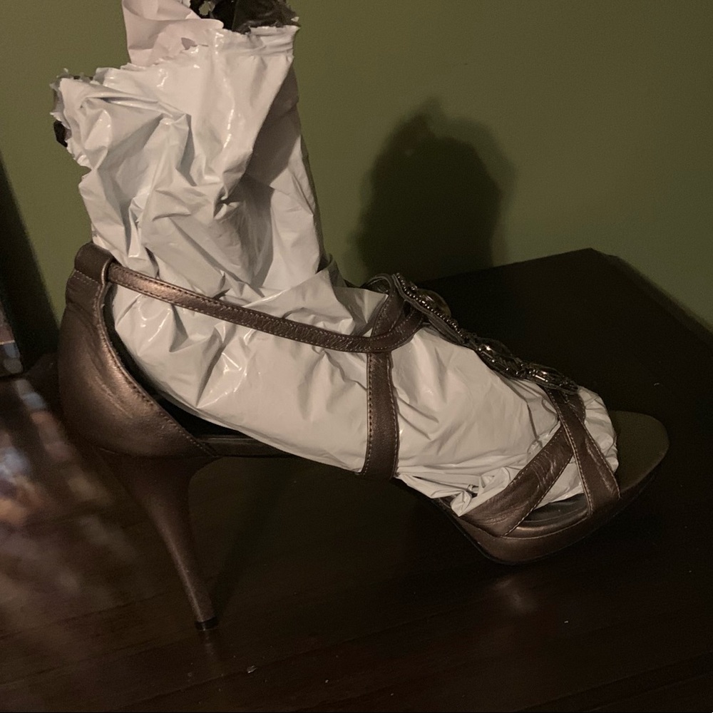 4” Stiletto jeweled sandal